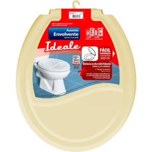 ASSENTO SANITARIO HERC C/TAMPA ENVOLV BEGE 3388