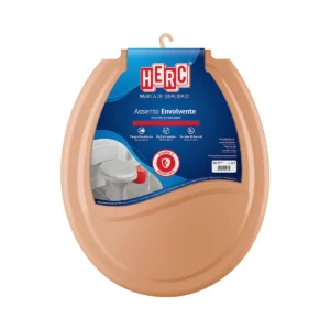 ASSENTO SANITARIO HERC C/TAMPA ENVOLV CARAMELO 3389
