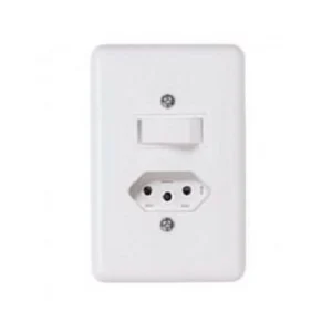 ILUMI INTERRUPTOR 1 PARALELO+TOMADA BR C/PLACA 20280 STYLUS