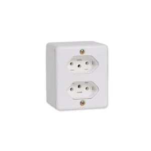 ILUMI SISTEMA X 2 TOMADAS 2P+T 10A BR 63120
