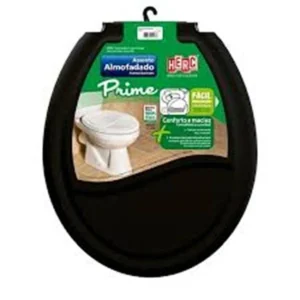 ASSENTO SANIT.HERC ALMOFADADO OVAL PRETO 2392