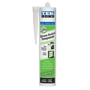 ADESIVO SILICONE ACETICO 256G/270ML TRANSPARENTE TEKBOND
