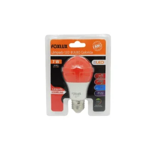 LAMPADA LED FOXLUX 07W VERMELHA BIVOLT