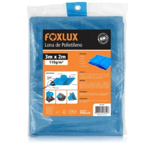 LONA DE POLIETILENO FOXLUX AZUL 2X2