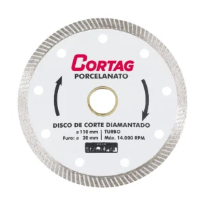 DISCO DIAMANTADO CORTAG PORCELANATO