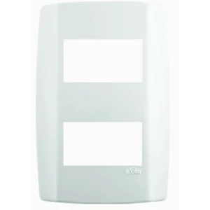 ILUMI SLIM PLACA 4X2 2 MODULOS SEPARADOS HORIZ C/SUPORTE 82080