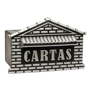 CAIXA DE CORREIO 4P PVC PRATA