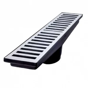 GRELHA ALUMINIO C/CX COLETORA ESCOVADA 20X100