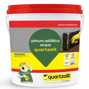 QUARTZOLIT PINTURA ASFALTICA ACQUA  3,6L GL