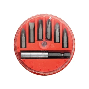BITS E ADAPTADOR MAGNETICO JOGO 7PCS ACO 45X MTX
