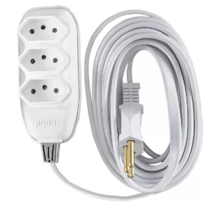 EXTENSAO ILUMI COMPACTA CABO PP 3 VIAS 5MTS REF.171001