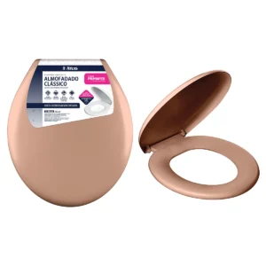 ASSENTO SANIT.PRIMAFER ALMOFADADO OVAL CARAMELO