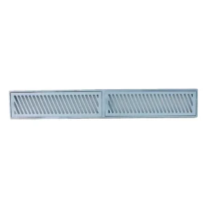 GRELHA ALUMINIO PRIME ESCOVADA 20X100