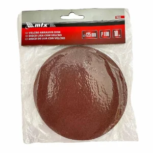 DISCO LIXA MTX 125MM 100 C/10PCS S/FURO C/VELCRO