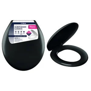 ASSENTO SANIT.PRIMAFER ALMOFADADO OVAL PRETO