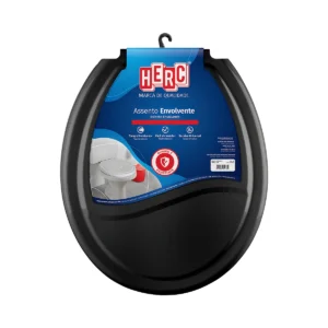 ASSENTO SANITARIO HERC C/TAMPA ENVOLV PRETO