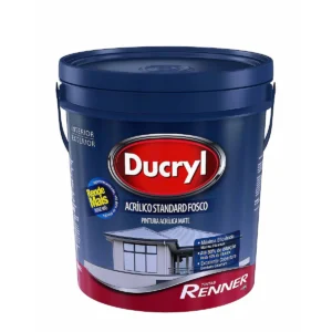 RENNER TINTA DUCRYL FOSCO PRETO 18L