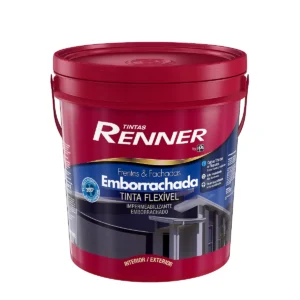 RENNER TINTA EMBORRACHADA FRENTES E FACHADAS FOSCO BRANCO 18L
