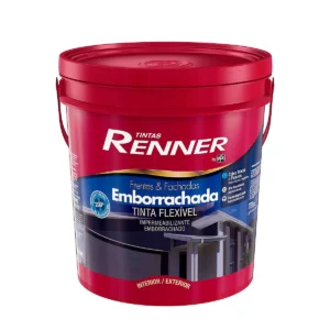 RENNER TINTA EMBORRACHADA FRENTES E FACHADAS FOSCO BASE PASTEL 16L