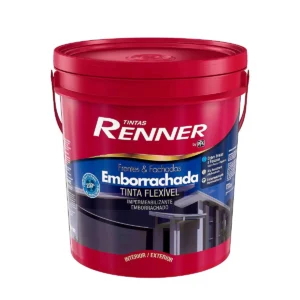 RENNER TINTA EMBORRACHADA FRENTES E FACHADAS FOSCO BASE MEDIA/INT 16L