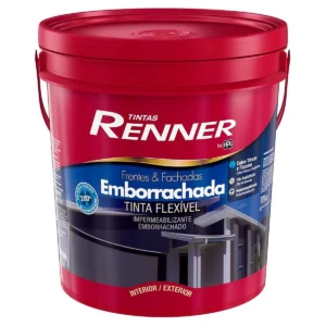 RENNER TINTA EMBORRACHADA FRENTES E FACHADAS FOSCO BASE SUPER INT 16L
