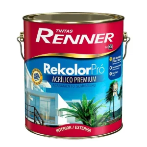 RENNER TINTA REKOLOR PRO SEMIBRILHO BASE SUPER INTENSA 3,2L