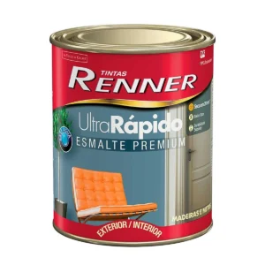 RENNER ESMALTE BASE AGUA ULTRARAPIDO BRILHANTE BS SUPER INTENSA 3,2L
