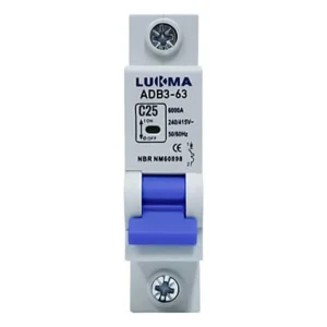 DISJUNTOR LUKMA DIN 1POLO 25A