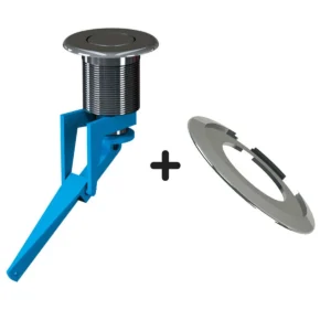 BOTAO DE ACIONAMENTO SUPERIOR UNIVERSAL CX ACOPLADA CROMADO