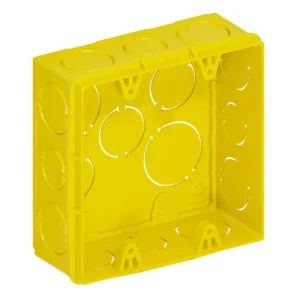 CAIXA DE LUZ PVC 4X4 AMARELA PLASTILIT