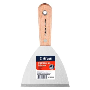 ESPATULA ATLAS ACO REFORCADO CB MADEIRA 12CM
