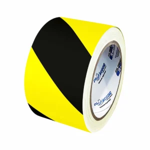 FITA ZEBRADA PRETO/AMARELO 70CMX100M