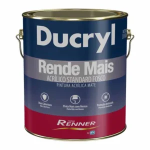 RENNER TINTA DUCRYL FOSCO CINZA LUNAR 3,2L