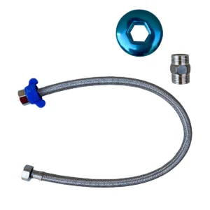 ENGATE FLEXIVEL MALHA TRANCADA 60CM