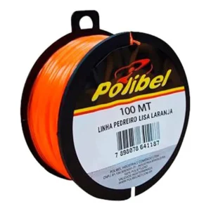 LINHA PEDREIRO LISA 100MTS LARANJA