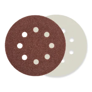 DISCO LIXA DISFLEX PLUMA 125 X 180 C/8FUROS C/10PCS C/VELCRO