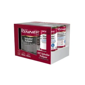 RENNER ESMALTE PU POLIPAR ACETINADO BRANCO KIT 4,5L