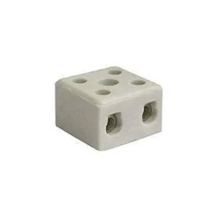 CONECTOR PORCELANA BIPOLAR 16MM C/2UNID