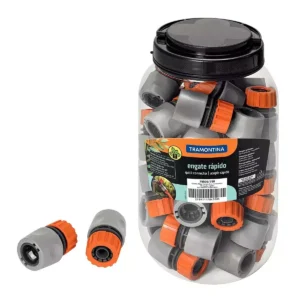 ENGATE RAPIDO PLASTICO 1/2 TRAMONTINA POTE C/40PCS