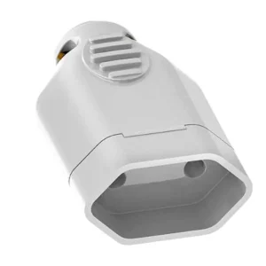 PINO FEMEA CINZA 10A 2P ILUMI REF.1429PCT C/10 UNID.