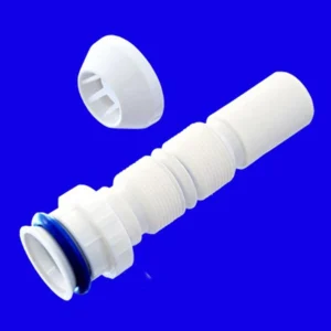TUBO DE LIGACAO SANFONADO AJUSTAVEL BRANCO FERE