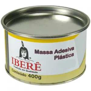 MASSA PLASTICA IBERE CINZA  400GR