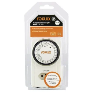 TIMER PROGRAMADOR ANALOGICO DE TEMPO BIVOLT FOXLUX
