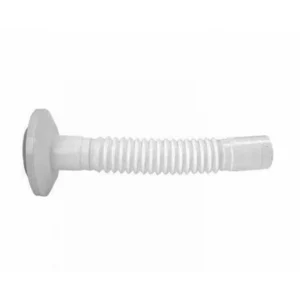 TUBO DE LIGACAO SANFONADO C/ESPUDE BRANCO PLASTILIT