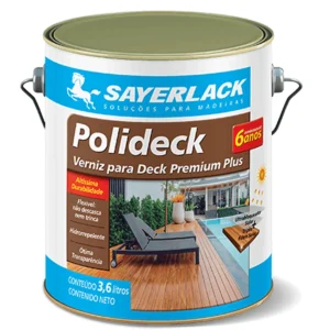 VERNIZ SAYERLACK POLIDECK SEMIBRILHO NATURAL  900ML
