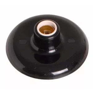 PLAFON DECORATIVO ILUMI  PRETO SOQ.PORCELANA 180831