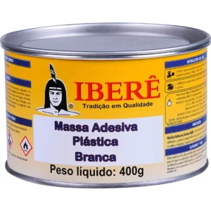 MASSA PLASTICA IBERE BRANCA 400GR