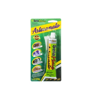 SELAMAIS BISNAGAS 50G ARTESANATO INCOLOR