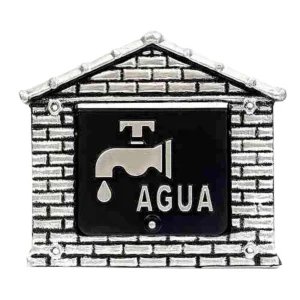 VISOR AGUA TIJOLINHO PRATA