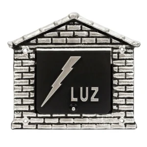 VISOR LUZ TIJOLINHO PRATA